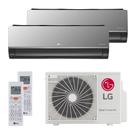 Ar-Condicionado Multi Split Inverter 18000 BTUs LG Quente e Frio (1 Evap. HW ARTCOOL 9000 + 1 Evap. HW ARTCOOL 12000) R32 220V Ar-Condicionado Multi Split Inverter 18000 BTUs LG Quente e Frio (1 Evap. HW ARTCOOL 9000 + 1 Evap. HW ARTCOOL 12000) R32 220V