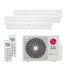 Ar-Condicionado Multi Split Inverter 18000 BTUs LG Quente e Frio (2 Evap. K7 1 VIA 12000) R32 220V Ar-Condicionado Multi Split Inverter 18000 BTUs LG Quente e Frio (2 Evap. K7 1 VIA 12000) R32 220V