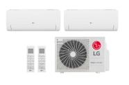 Ar condicionado Multi Split Inverter 2 ambientes (Hiwall 1X 9.000BTUS, 1X18.000BTUS) Quente/Frio WiFi integrado 220V
