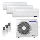Ar-Condicionado Multi Split Inverter 28000 BTUs Samsung Quente e Frio (3 Evap. HW 9000) 220V