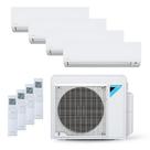 Ar-Condicionado Multi Split Inverter 34000 BTUs Daikin Quente e Frio (2 Evap. HW 9000 + 2 Evap. HW 18000) 220V