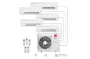 Ar condicionado Multi Split Inverter 5 ambientes ( 1via 3X 9.000BTUS, 1X 12.000BTUs, 1X 24.000BTUs) Quente/Frio WiFi integrado 220V