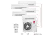 Ar condicionado Multi Split Inverter 5 ambientes ( 1via 3X 9.000BTUS, 2X 18.000BTUs) Quente/Frio WiFi integrado 220V