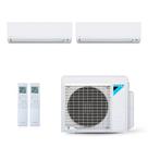 Ar-Condicionado Multi Split Inverter Daikin 18.000 BTUs (2x Evap HW 9.000) Quente/Frio 220V