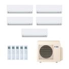 Ar-Condicionado Multi Split Inverter Daikin 38.000 (4x Evap HW 9.000 + 1x Evap HW 18.000) Quente/Frio 220V