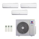 Ar-Condicionado Multi Split Inverter Gree 42.000 (2x Evap HW 9.000 + 1x Evap HW 24.000) Quente/Frio 220V