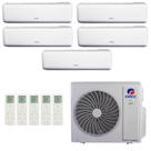Ar-Condicionado Multi Split Inverter Gree 48.000 (3x Evap HW 9.000 + 2x Evap HW 12.000) Quente/Frio 220V