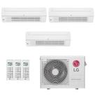 Ar-Condicionado Multi Split Inverter LG 21.000 (2x Evap Cassete 1 Via 9.000 + 1x Evap Cassete 1 Via 12.000) Quente/Frio 220V