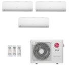 Ar-Condicionado Multi Split Inverter LG 21.000 (2x Evap HW 9.000 + 1x Evap HW 12.000) Quente/Frio 220V