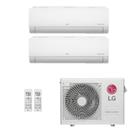 Ar-Condicionado Multi Split Inverter LG 24.000 (1x Evap HW 7.000 + 1x Evap HW 18.000) Quente/Frio 220V