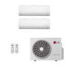 Ar-Condicionado Multi Split Inverter LG 30.000 (1x Evap HW 7.000 + 1x Evap HW 24.000) Só Frio 220V