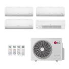 Ar-Condicionado Multi Split Inverter LG 30.000 (3x Evap HW 9.000 + 1x Evap Cassete 1 Via 12.000) Só Frio 220V