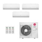 Ar-Condicionado Multi Split Inverter LG 36.000 (2x Evap HW 12.000 + 1x Evap HW 18.000) Quente/Frio 220V