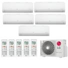 Ar Condicionado Multi Split Inverter LG 48000 BTUs (3x9000+12000+18000 HW) Quente/Frio Z5UW48GFB1.AWGZBR2 - 220V Ar Condicionado Multi Split Inverter LG 48000 BTUs (3x9000+12000+18000 HW) Quente/Frio Z5UW48GFB1.AWGZBR2 - 220V