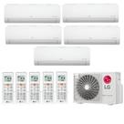 Ar Condicionado Multi Split Inverter LG 48000 BTUs (4x12000+24000 HW) Quente/Frio Z5UW48GFB1.AWGZBR3 - 220V Ar Condicionado Multi Split Inverter LG 48000 BTUs (4x12000+24000 HW) Quente/Frio Z5UW48GFB1.AWGZBR3 - 220V