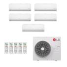 Ar-Condicionado Multi Split Inverter LG 52.000 (3x Evap HW 9.000 + 1x Evap HW 12.000 + 1x Evap HW 24.000) Só Frio 220V