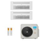 Ar-Condicionado Multi Split Inverter Midea 27.000 (1x Evap Cassete 1 Via 12.000 + 1x Evap Cassete 1 Via 18.000) Quente/Frio 220V