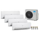 Ar Condicionado Multisplit HW Inverter 42.000 Btu (3x Evap 9.000 + 1x Evap 24.000) Quente Frio 220v 42AGMSB09M5