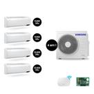 Ar Condicionado Quad-Split Samsung WindFree 28.000 BTUs (Hi Wall 2x9.000 & 2x12.000) Q/F WiFi Ar Condicionado Quad-Split Samsung WindFree 28.000 BTUs (Hi Wall 2x9.000 & 2x12.000) Q/F WiFi