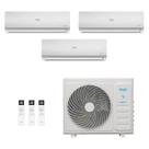 Ar-Condicionado Tri Split Inverter Elgin 27.000 (2x Evap HW 9.000 + 1x Evap HW 18.000) Quente/Frio 220V