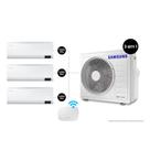 Ar Condicionado Tri-Split Samsung WindFree 24.000 BTUs (Hi Wall 3x9.000) Quente/Frio com WiFi