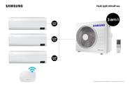 Ar Condicionado TriSplit Samsung WindFree 24.000 BTUs Hi Wall 3x12.000 Quente Frio com WiFi
