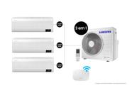 Ar Condicionado TriSplit Samsung WindFree 28.000 BTUs Hi Wall 2x9.000 e 1x12.000 QF WiFi Ar Condicionado TriSplit Samsung WindFree 28.000 BTUs Hi Wall 2x9.000 e 1x12.000 QF WiFi
