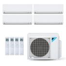 Ar Condiconado 34000 BTUs Inverter Daikin Multi Split 4 Ambientes (9 + 12 + 12 +18) Quente e Frio R410a 220V Monofásico
