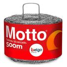 Arame Farpado Motto Belgo 500 Metros Zincado 1,60mm Para Cerca 350kgf