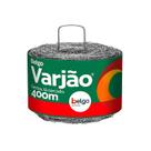 Arame Farpado Varjão Belgo 400 Metros Zincado 2,0mm Para Cerca 350kgf