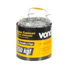 Arame farpado zincado vonder rolo 500 metros 250kgf