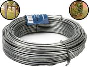 Arame Galvanizado Maleável Aço Carbono Liso Para Jardinagem Artesanato Construção 2,11mm