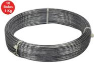 Arame Liso Galvanizado N14 Beltools 2,10mm 10 Rolos 1Kg Arame Liso Galvanizado N14 Beltools 2,10mm 10 Rolos 1Kg