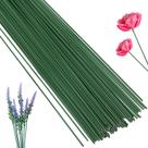 Arame para hastes florais Rrshnsgv 36 cm 2 mm 100 peças verde-escuro
