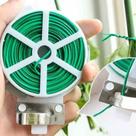 Arame Plastificado com Cortador 30M Jardinagem Embalagens