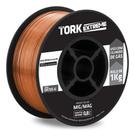 Arame Sólido Cobreado Super Tork Extreme 0,8mm 1kg Laranja Laranja Arame Sólido Cobreado Super Tork Extreme 0,8mm 1kg Laranja Laranja