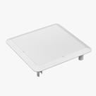 Arandela 6 Polegadas de Embutir Som Ambiente Teto Gesso Quadrada