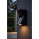 Arandela 6W Preto: Luz Aconchegante e Moderna p/ Exterior