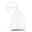 Arandela Aluminio Cone Sadan Branco 23x29cm