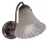 Arandela Asturia Cupula De Vidro - Ouro Velho Bronzearte