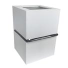 Arandela Balizador Flip 2 Fachos Abertos 1 Aleta Branco Fosco - Germany - 18101200