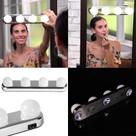 Arandela bastão luz led 4 lampadas espelho camarim estudio led sem fio
