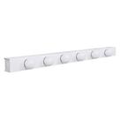 Arandela Camarim 6 Lâmpadas 80cm Alumínio Branco com Botão RL