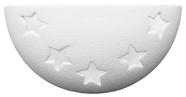 Arandela ceramica artesanal retro meia lua astral
