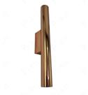 Arandela Cilindro Luxo Rose Gold 35cm Led 12W 3 em 1 Bivolt