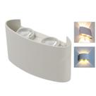 Arandela Clessidra Led 4w 3000k Ip65 Moderna a prova de agua efeito ampulheta OPUS LED