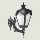 Arandela Colonial Sinha Preto 1E27 80cm 1514