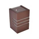 Arandela com friso Marrom 12cm 1XG9 - Rioprelustres - AR6204 MR-TEXT