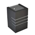 Arandela com friso Preta 1XG9 - Rioprelustres - AR6204 PT-TEXT