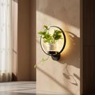 Arandela Com Vaso de Plantas, 10w, Luz Amarela, Bivolt, LexLight